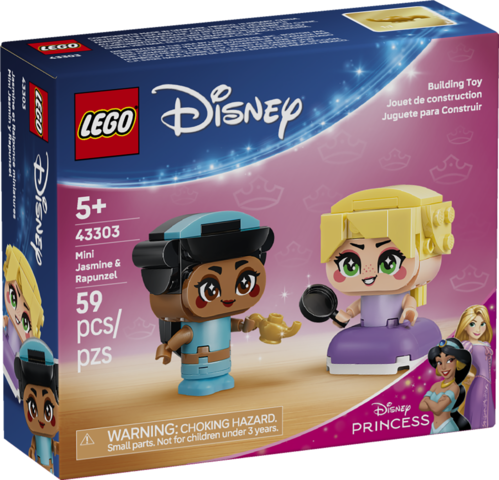 Lego: Disney Mini Jasmine & Rapunzel  - Ages 5+
