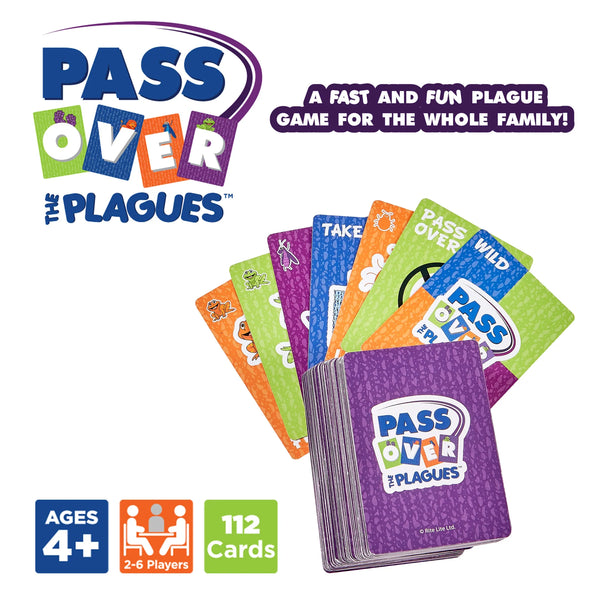 Passover:  Pass Over The Plagues card game - Ages 4+