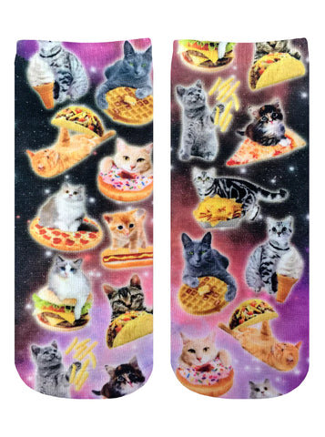 Cat Craving Ankle Socks - One Size Fits Most