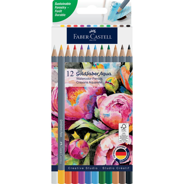 GoldFaber Watercolour Pencils Box - Ages 8+