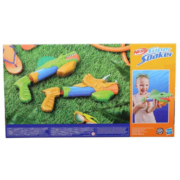 Nerf: Super Soaker Dinosquad Dino Splashers, 2 Pack - Ages 6+