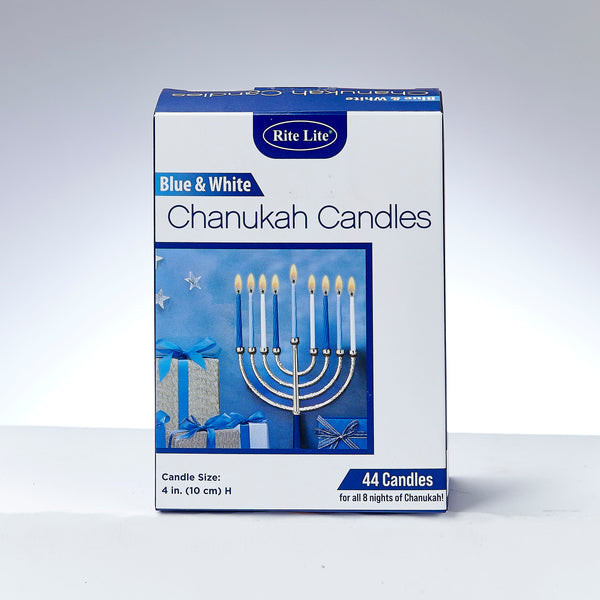 Chanukah Candles Blue & White