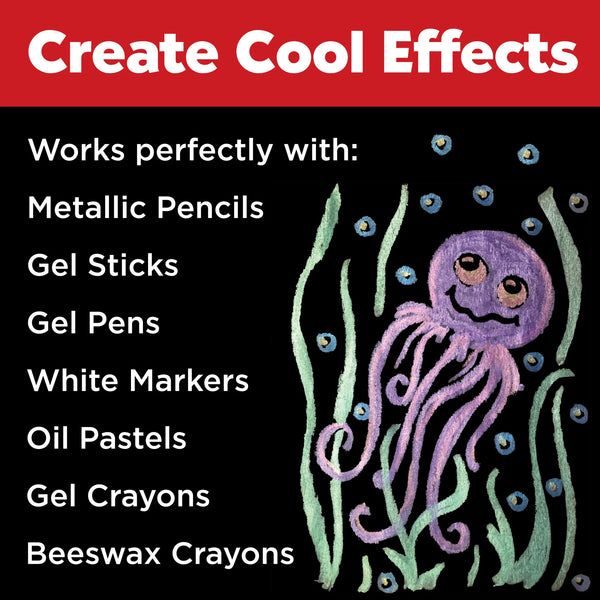 FC: Black Paper Sketch Pad - Ages 3+