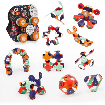Clixo Tiny & Mighty Space or Marine Magnetic Building Set