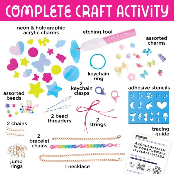 Creativity for Kids: Etch-it Personalized Accessories - Ages 7+