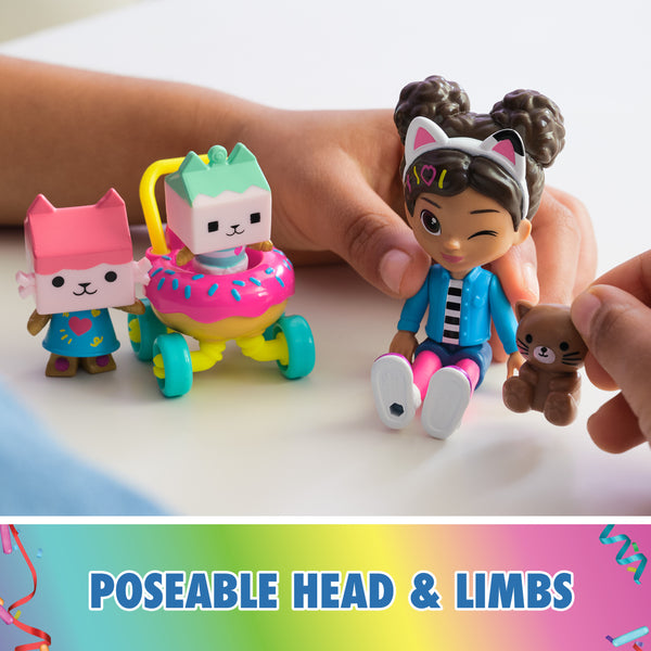 Gabby's Dollhouse: Gabby's Kitty Care Figure Set - Ages 3+