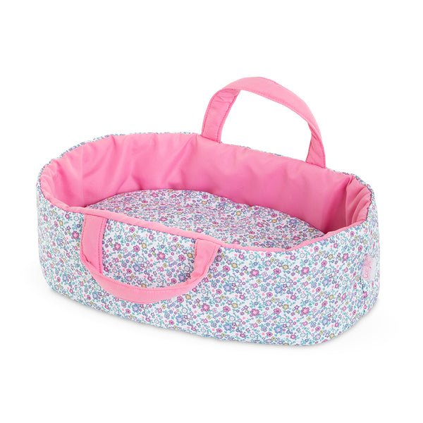 Corolle: Carry Bed Flowered for 12" Dolls - Ages 18mths+