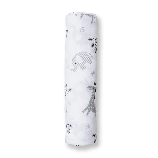 Lulujo Cotton Muslin Swaddle XL Blanket 47" x 47" - Afrique