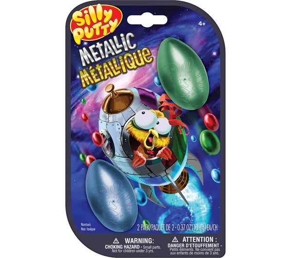 Crayola - Silly Putty Metallic Eggs 2 Pack