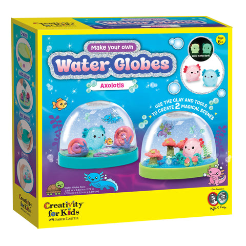 Creativity for Kids: Make Your Own Water Globes Axolotls - Ages 6+