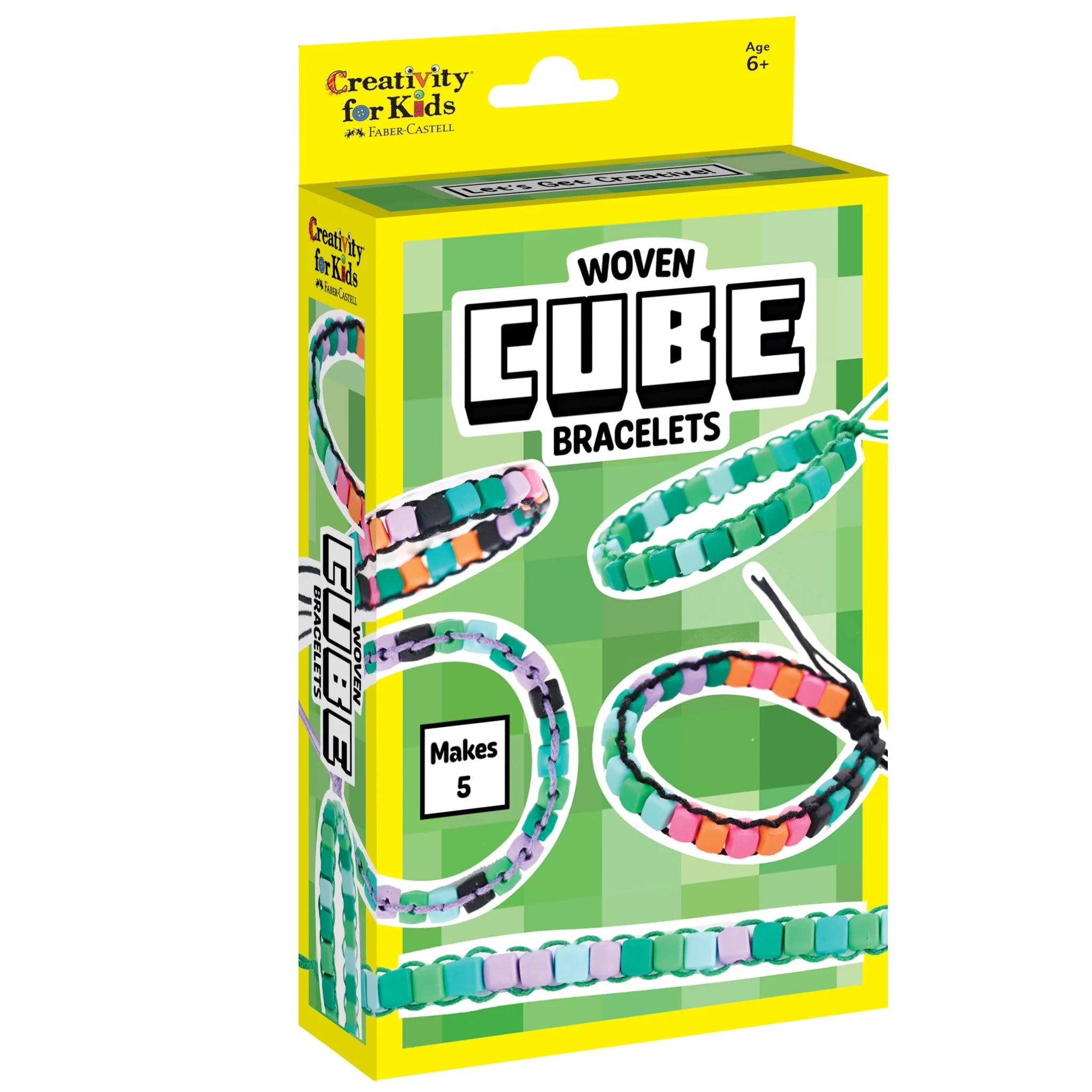 Creativity For Kids: Mini Kit Woven Cube Bracelets - Ages 6+