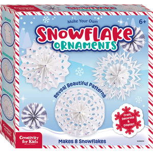 Creativity for Kids: Make Your Own Snowflake Ornaments - Ages 6+