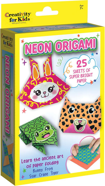 Creativity for Kids: Neon Origami Mini Kit - Ages 7+