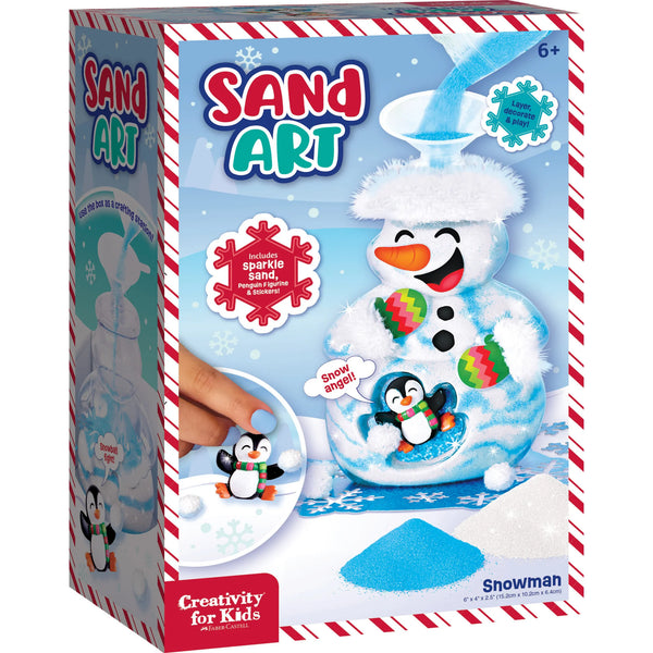 Creativity for Kids: Sand Art Snowman - Ages 6+