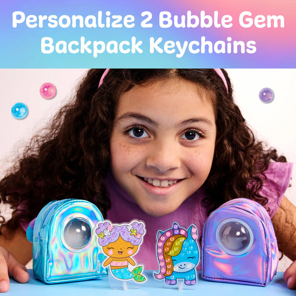 Creativity for Kids: Bubble Gems Backpack Keychain  - Ages 6+