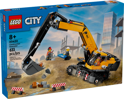 Lego: City - Yellow Construction Excavator -  Ages 8+