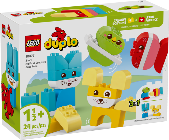 Duplo: 3 in 1 Creative Cute Pets - Ages1 1/2+