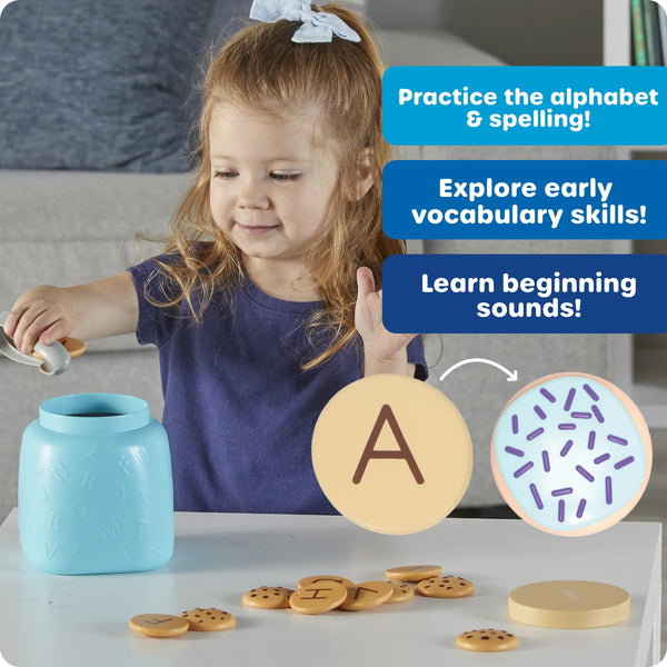LR Alphabet Cookie Jar