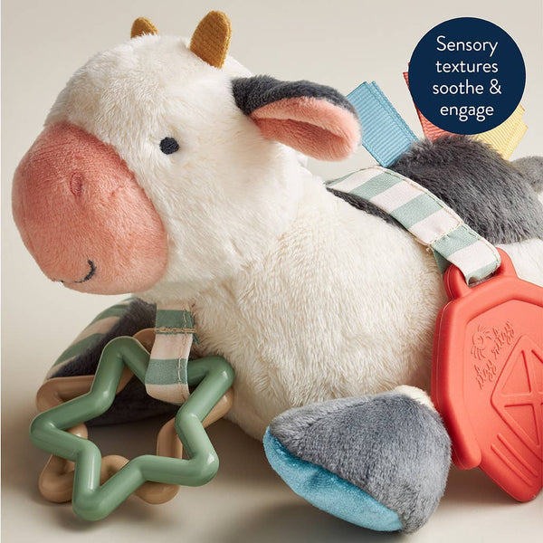 Itzy Rityz - Link & Love™ Teething Activity Toy Cow