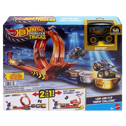 Hot Wheels Monster Truck Loop and Flip Bigfoot Playset