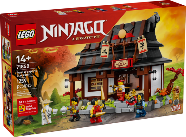 Lego: Ninjago - Four Weapons Blacksmith 15th Anniversary - Age 14+