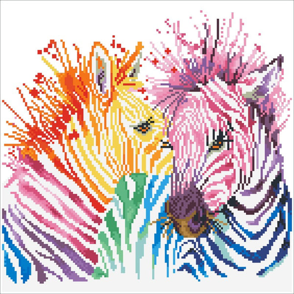 Diamond Dotz - Rainbow Zebra -  Ages 8+