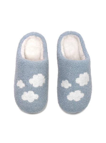 Slippers - Clouds - Light Blue