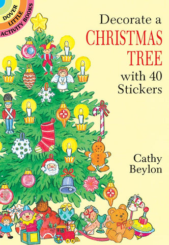 Decorate a Christmas Tree with 40 Stickers - Ages 4+