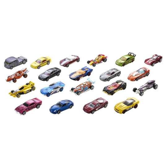 Hot Wheels Set of 15 Toy Cars or Trucks, 3 Themed 5-Packs of 1:64 Scale  Die-Cast Vehicles (Styles May Vary)