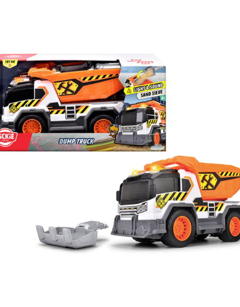 Dickie:  Dump Truck  with Lights & Sound: 30cm - Ages 3+