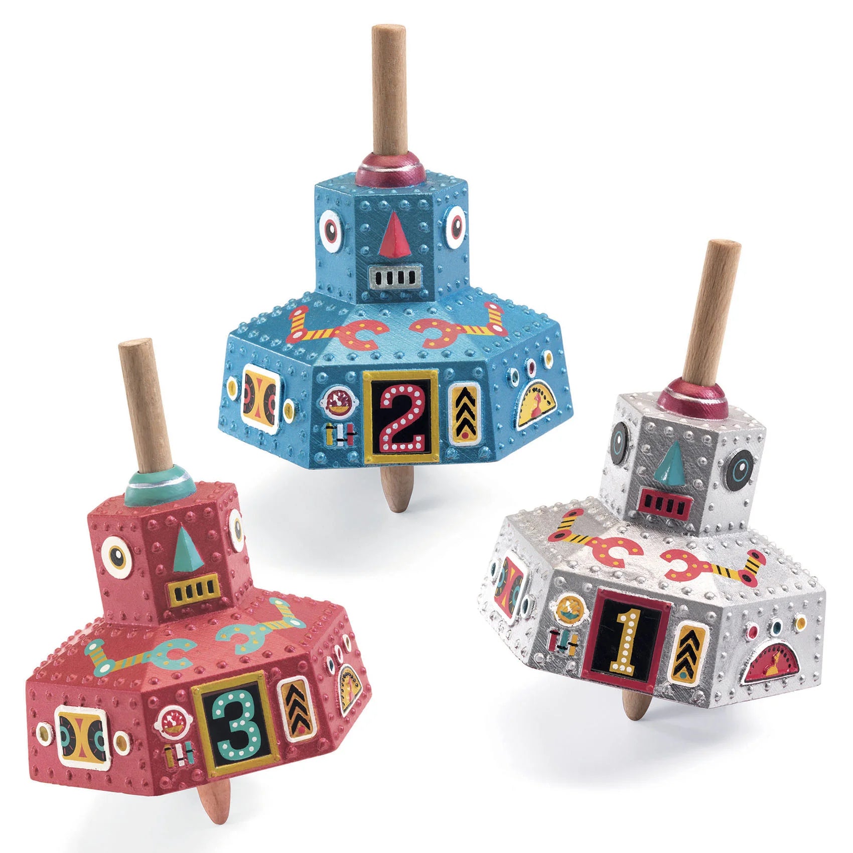 Djeco: Spinning Top / Robot - Ages 5+
