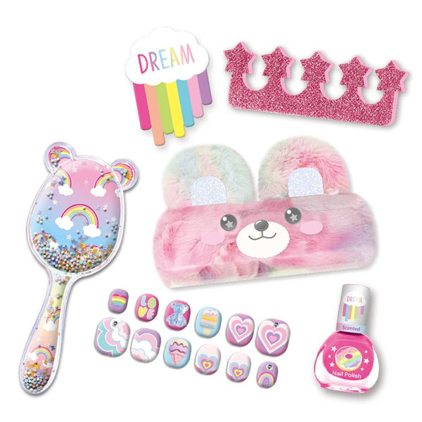 Hot Focus: Creative Spa Rainbow Hair Brush/Comb Set - Ages 5+