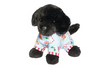 Douglas Black Lab with Holiday Pj's Small
