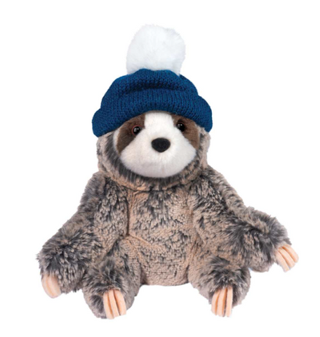 Douglas: Blitzen the Sloth with Winter Hat - Ages 2+