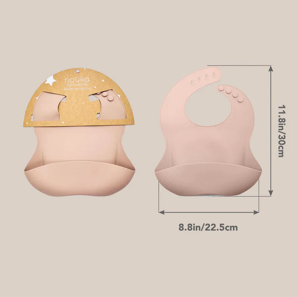 Noüka: Silicone Bib Deep Moon - Ages 6mths+