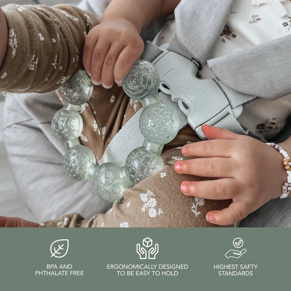 Noüka: Cooling Ring Teether Wave - Ages 3mths+