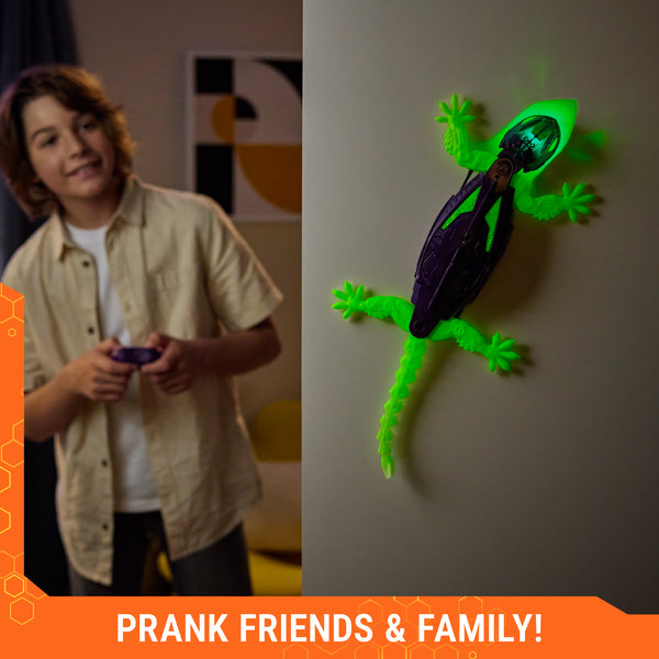 HexBots: Glowing Wall Crawler Gecko - Ages 4+