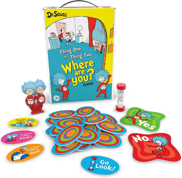 Games: Dr. Seuss Thing One and Thing Two Where Are You? Game - Ages 3+