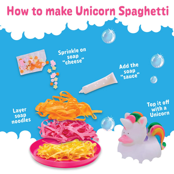 Creativity For Kids: Soap Noodles Unicorn Spaghetti - Ages 3+
