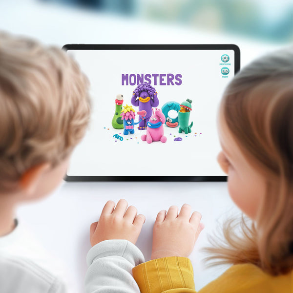 Monsters Air-Dry Modelling Clay Set