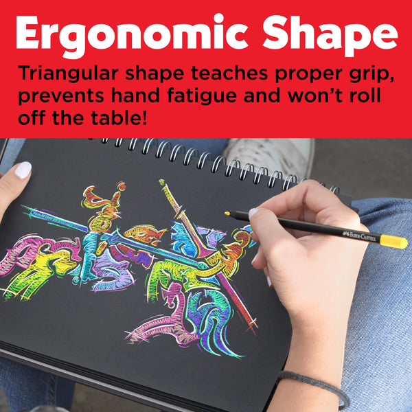 FC: Black Edition 50 Coloured Pencils - Ages 13+