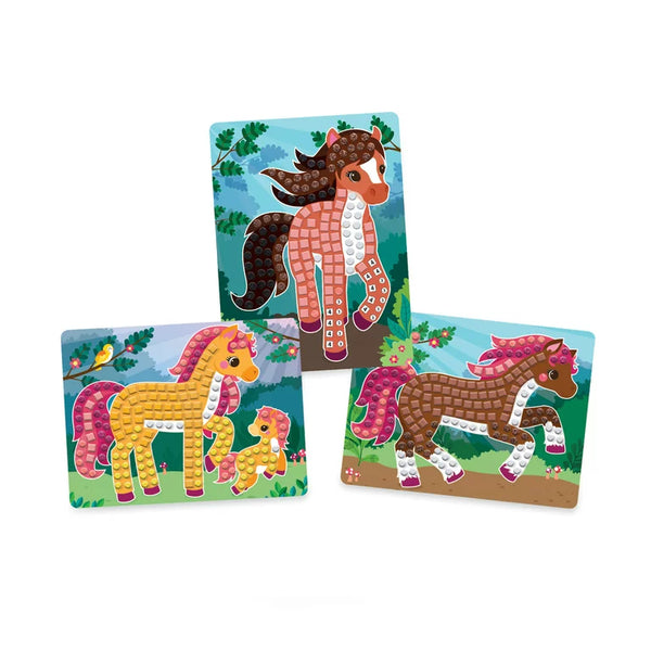 Sticky Mosaics: Travel Pack Horses - Ages 5+