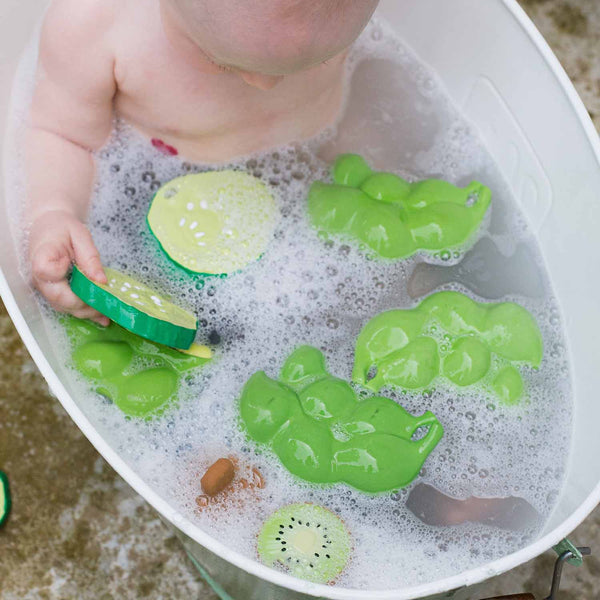 Oli & Carol: Keiko the Edamame Natural Rubber Teether & Bath Toy - Ages 0+