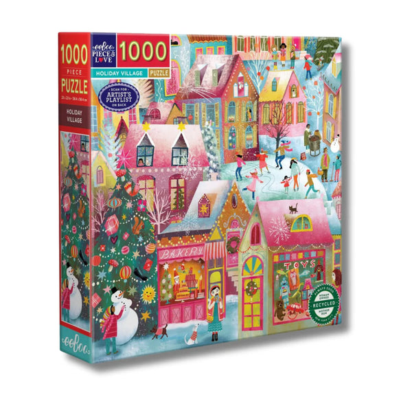 1000 Piece Puzzle: Holiday Village - Ages 12+