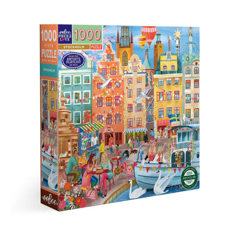 1000 Piece Puzzle: StockHolm - Ages 12+