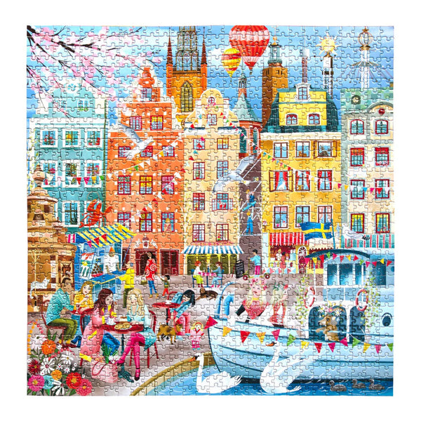 1000 Piece Puzzle: StockHolm - Ages 12+