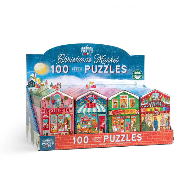 eeBoo 100 Piece Puzzle - Christmas Market