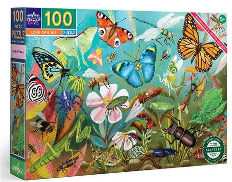 100pc Puzzle: Love of Bugs - Ages 5+