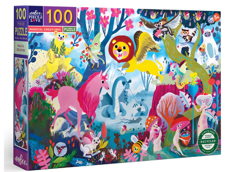 100pc Puzzle: Magical Creatures - Ages 5+