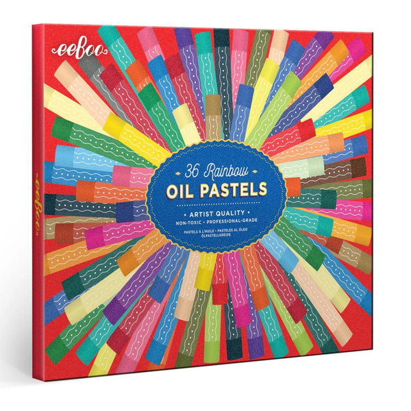 eeBoo Rainbow 36 Oil Pastels